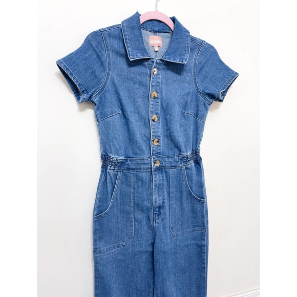 Show Me Your Mumu Emery Jumpsuit in French Blue Size Small - Picture 6 of 6